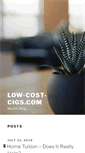 Mobile Screenshot of low-cost-cigs.com